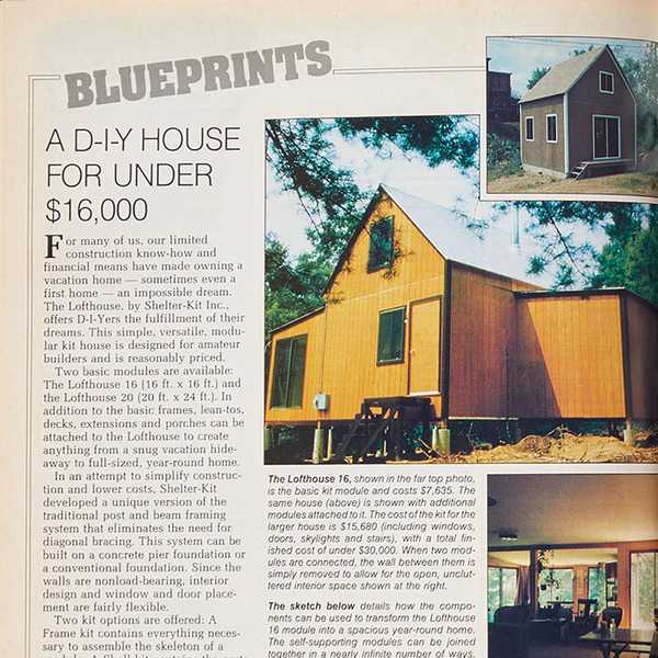 1983 Family Handyman Apresentando como fazer uma casa de bricolage por menos de US $ 16.000