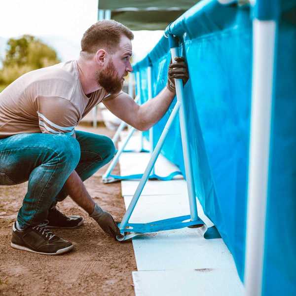 Consejos de instalación de la piscina sobre el suelo