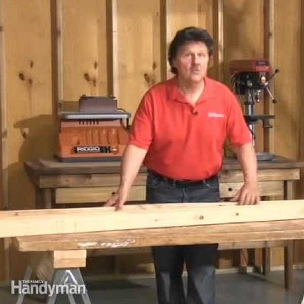 Bauen Sie einen tragbaren Sawhorse -Tisch auf
