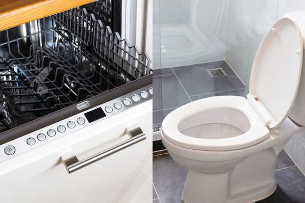 Nettoyez votre siège de toilette dans votre lave-vaisselle? Sauter ce hack dangereux (et grossier) tiktok