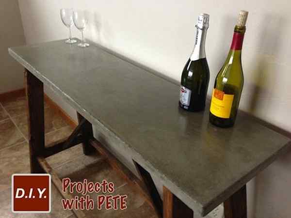 DIY betonowy tabletop