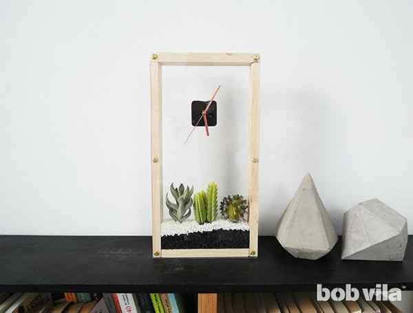 DIY Lite construit une horloge qui affiche le temps et vos plantes