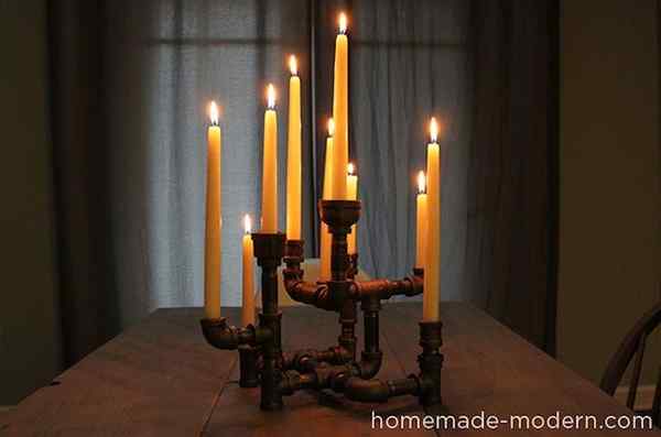 Diy pemegang lilin modern