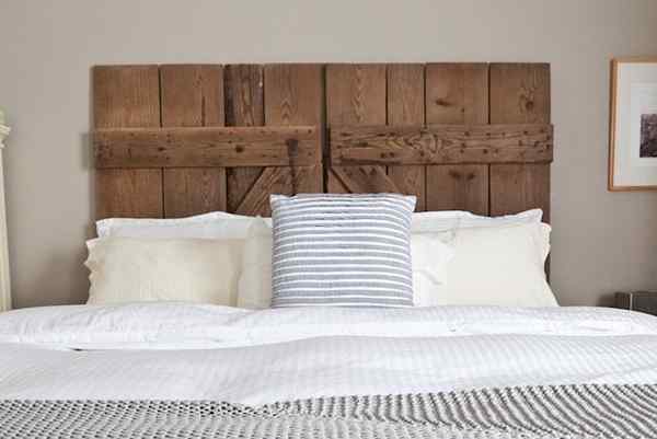 Headboard Pintu Barn Diy Reclaimed