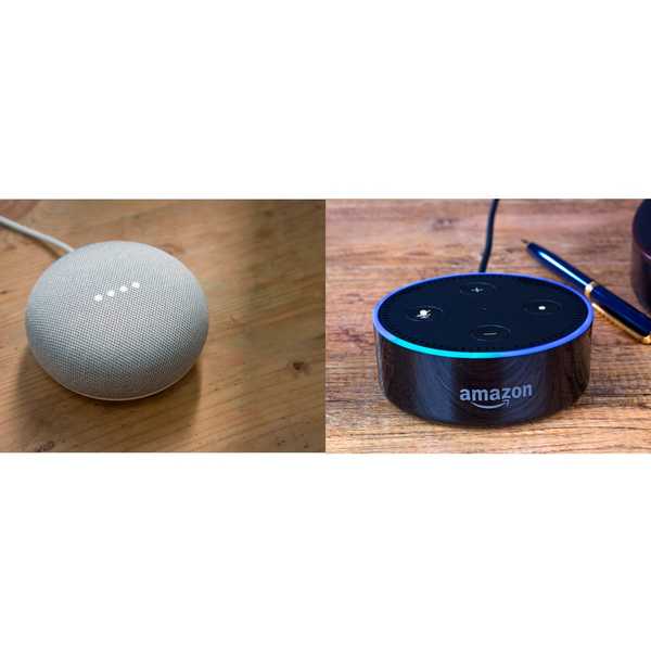 Google Home Mini vs Echo dot einen Side-by-Side-Vergleich