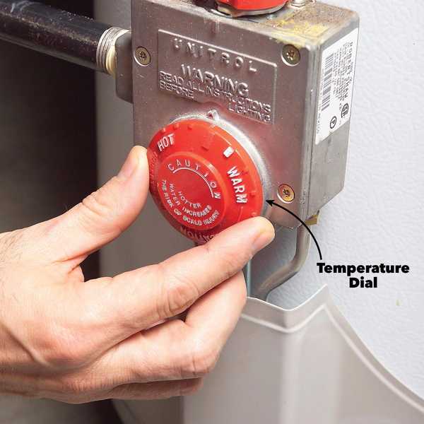 Cómo ajustar la temperatura de su calentador de agua