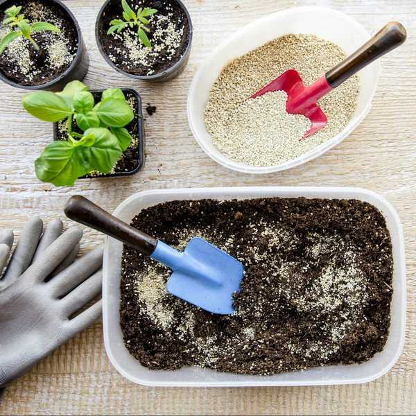 Como jardinar com vermiculita