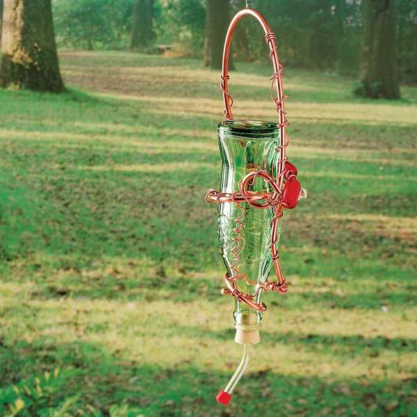 Cara Membuat Botol Kaca Hummingbird Feeder