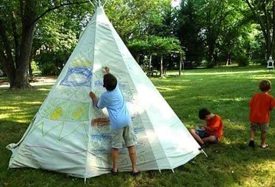 Cómo hacer el tipi de un niño