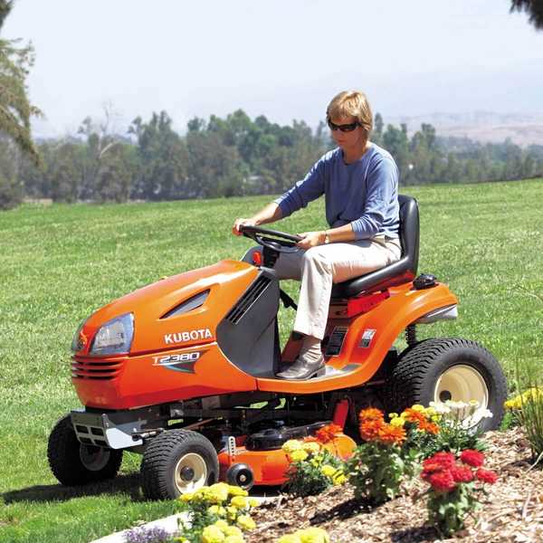 Rider, trator de gramado, trator de jardim qual é a diferença?