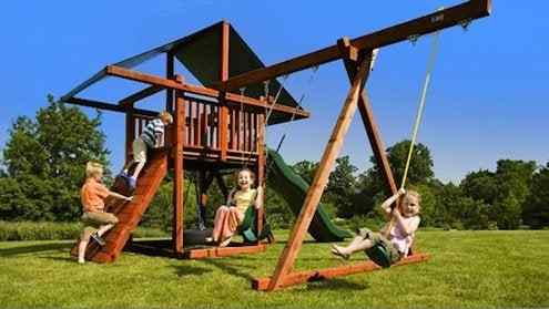 Faire du shopping pour un swing set