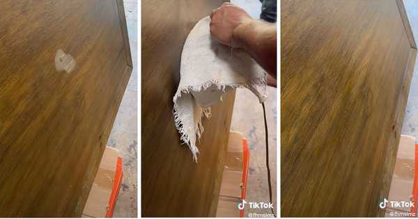 El Genius Hack para eliminar las manchas de agua de las mesas de madera