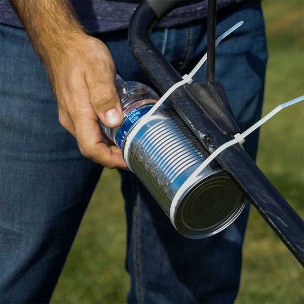 Lata pode ser porta -água de lata de água DIY