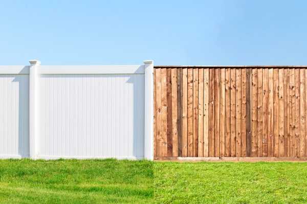 Vinyle VS. Fence en bois Quelle est la différence?