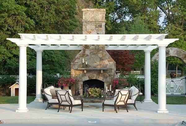 Viva La Outdoor Fireplace