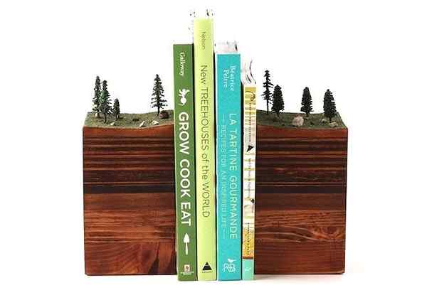 Proyek Akhir Pekan 5 Bookends DIY Dasar indah