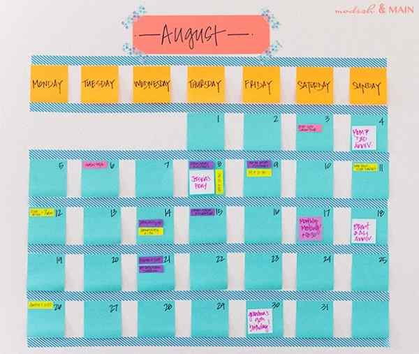 Projetos de fim de semana 5 maneiras criativas de DIY seu próximo calendário