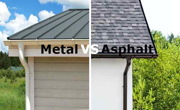 Was ist der Unterschied? Metalldächer vs. Asphaltschindeln