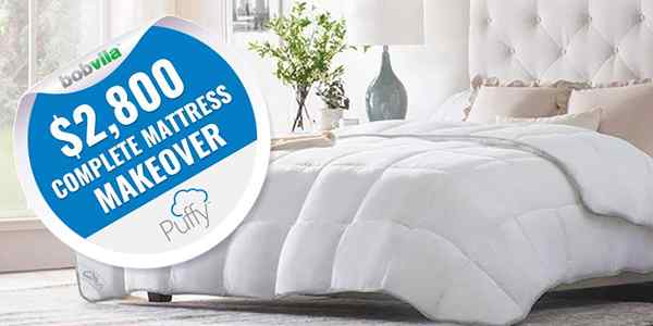 Bob Vila US $ 2.800 Complete Mattress Makeover com Puffy