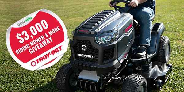 Masukkan mesin pemotong tebing $ 3.000 Bob Vila dan lebih banyak hadiah dengan Troy-bilt hari ini!