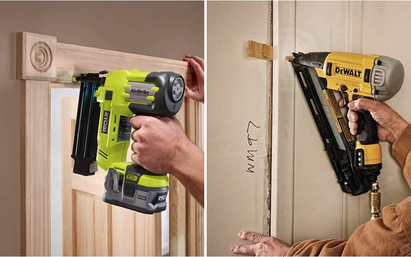 Brad Nailer vs. Acabamento do Nailer Qual ferramenta elétrica é melhor para o seu projeto?