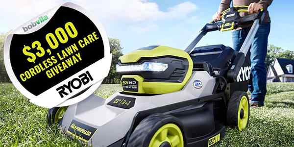 Masukkan hadiah Lawn Care Bob Vila $ 3.000 dengan Ryobi hari ini!