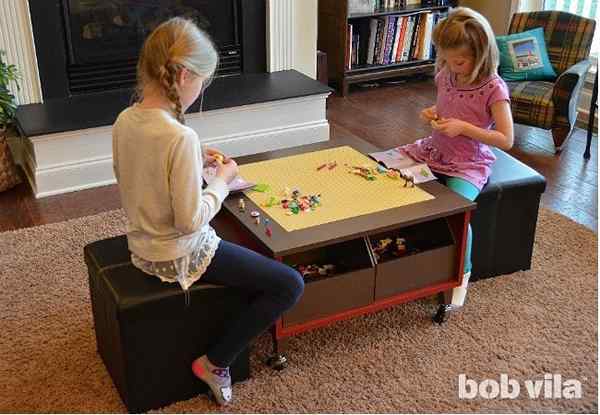 Cómo construir una mesa de Lego con sus hijos este fin de semana