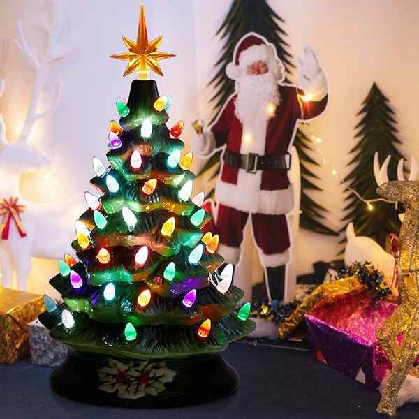 Nostálgico pela árvore de Natal de cerâmica vintage da vovô? 10 versões que você ainda pode comprar