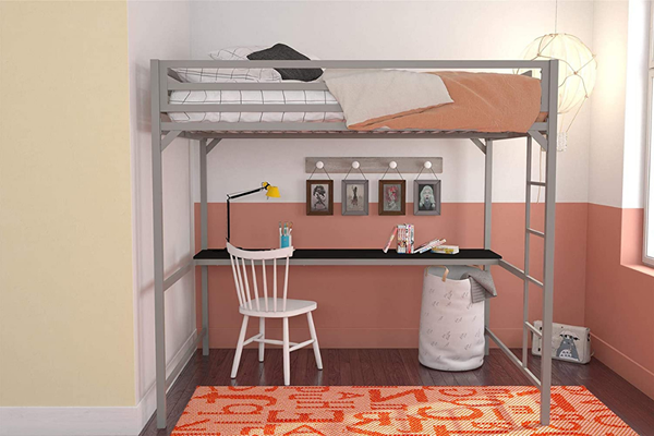 La mejor cama loft para niños con escritorio para el trabajo escolar