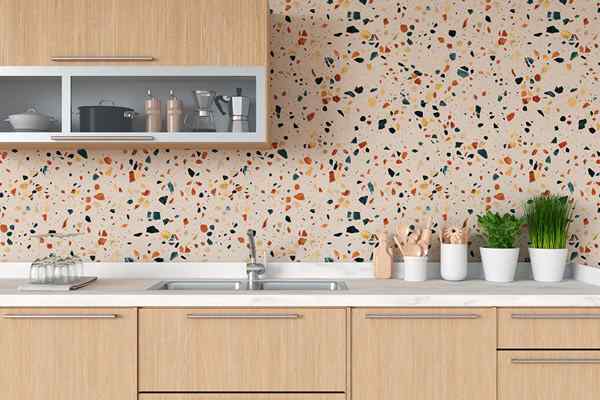 Cara DIY Tren Tile Terrazzo