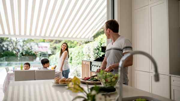 22 idées de cuisine extérieure couvertes pour la cuisine et la restauration en plein air à la maison