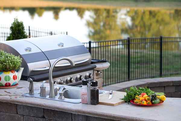 ¿Cuánto cuesta una cocina al aire libre??