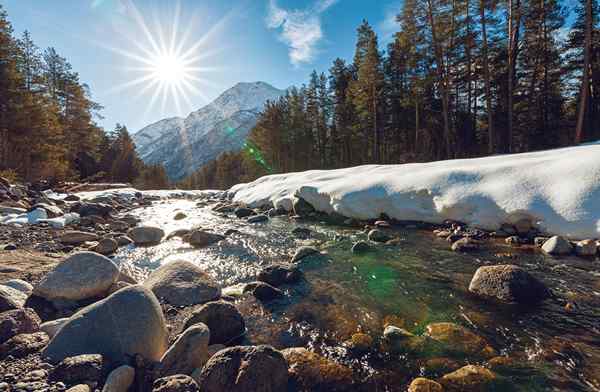 Como transformar a neve em reservas úteis de água